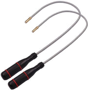 Due Magneetti Portatili con Testa di Cigno Flessibile 500 mm - Magneetti Portatili con Antislip e Stantuffo - Magneetti Portatili in Acciaio Inox