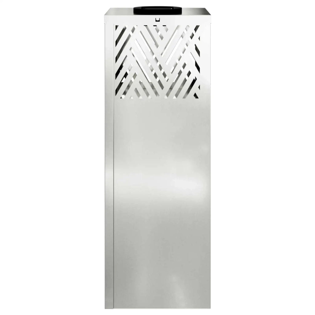 Faro LED solare per sentieri 2 pz Argento Zincato CFW4716185