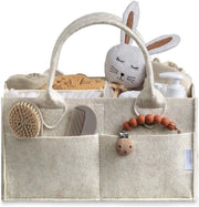 Organizzatore per Bambini - Cassetto di Archiviazione per Pannolino e Cura del Bambino - Cassetto Bianco per la Stanza dei Bambini con Maniglie - Dono di Nascita Essenziale per Ragazzi e Ragazze