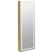 Armadio Portagioie a Specchio con Luci LED a Parete CFW1479108