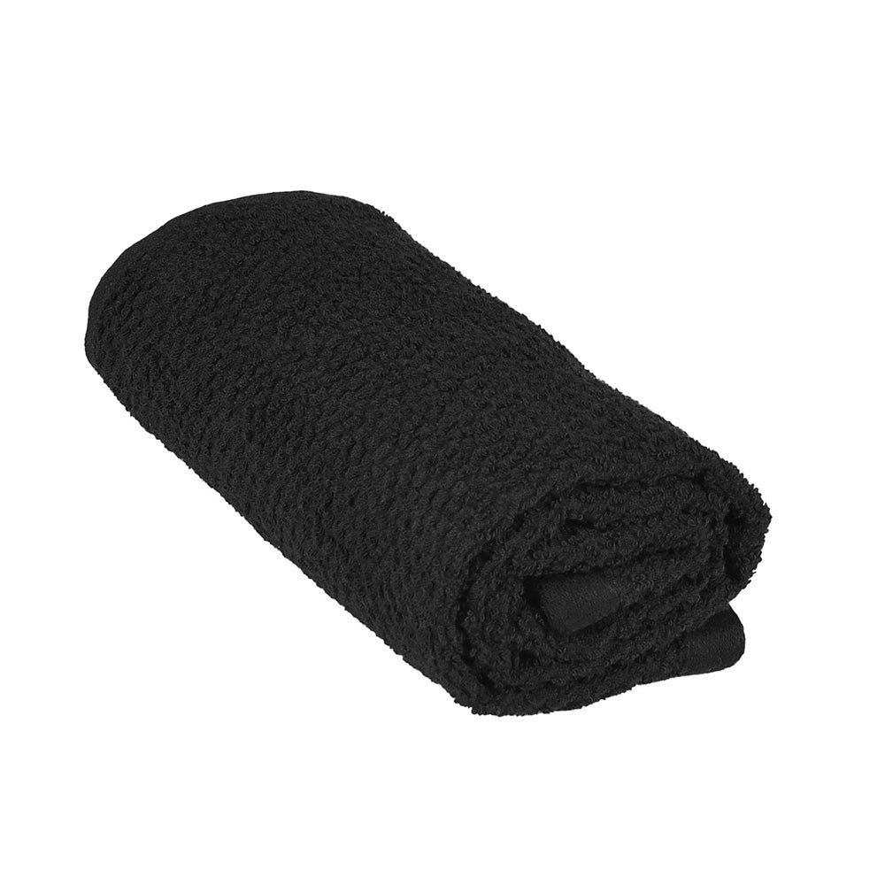 Telo bagno per doccia 90x140 cm nero in cotone 100%