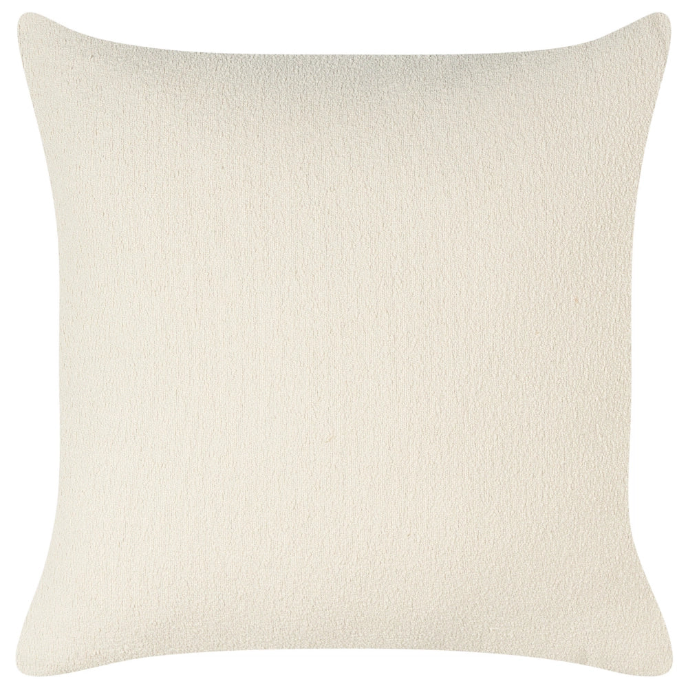 Chaise Lounge Bianco Sinistra in bouclè con cuscini decorativi Gambe in metallo Soggiorno di design moderno