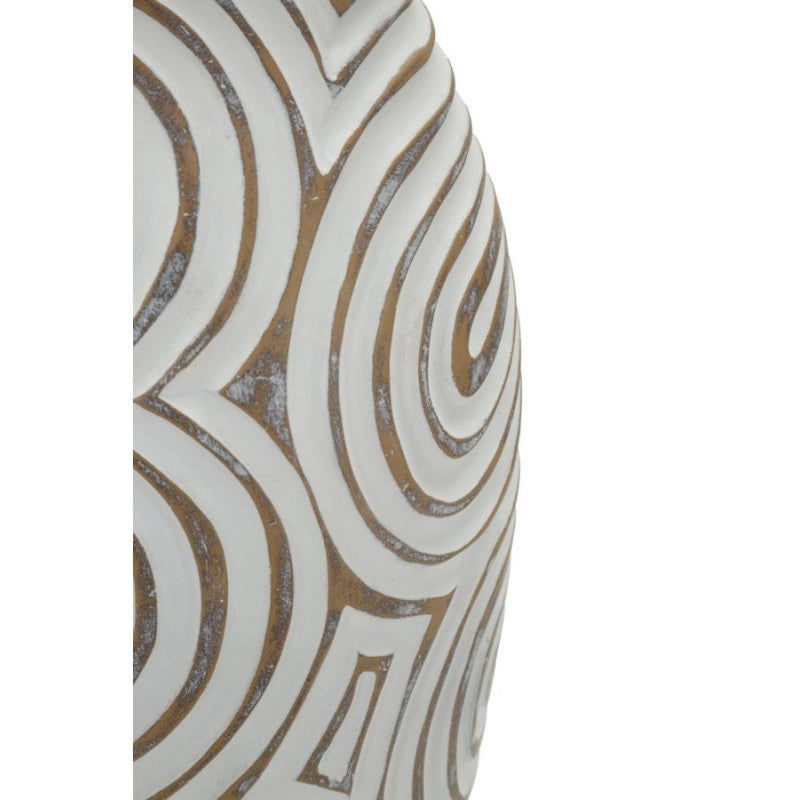 Vaso Resina Oblix cm ø 19,5x35 (apertura cm ø 10,5)