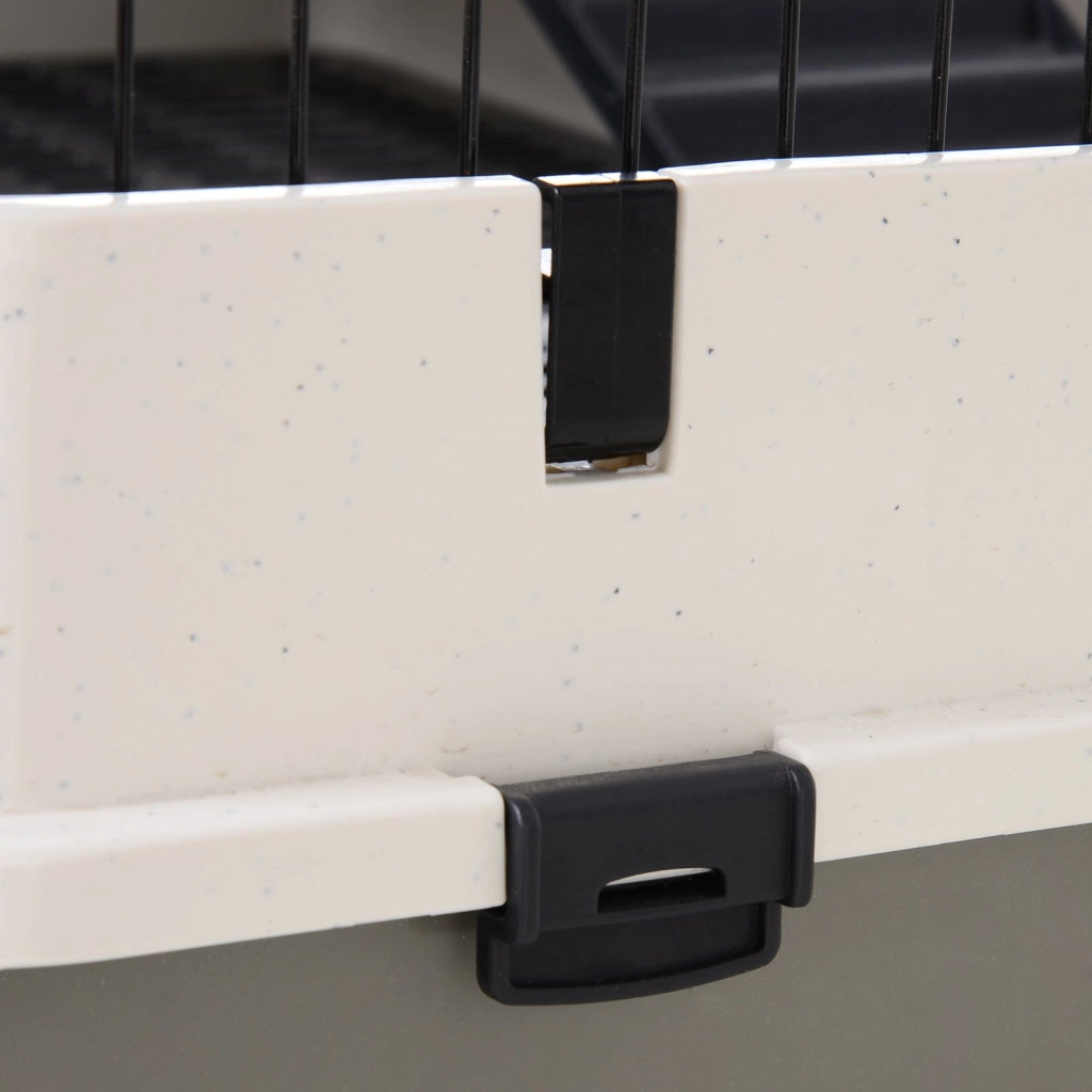 Gabbia per Criceti 3 Livelli 81,2x52,7x110 cm in Metallo e Plastica  Nera