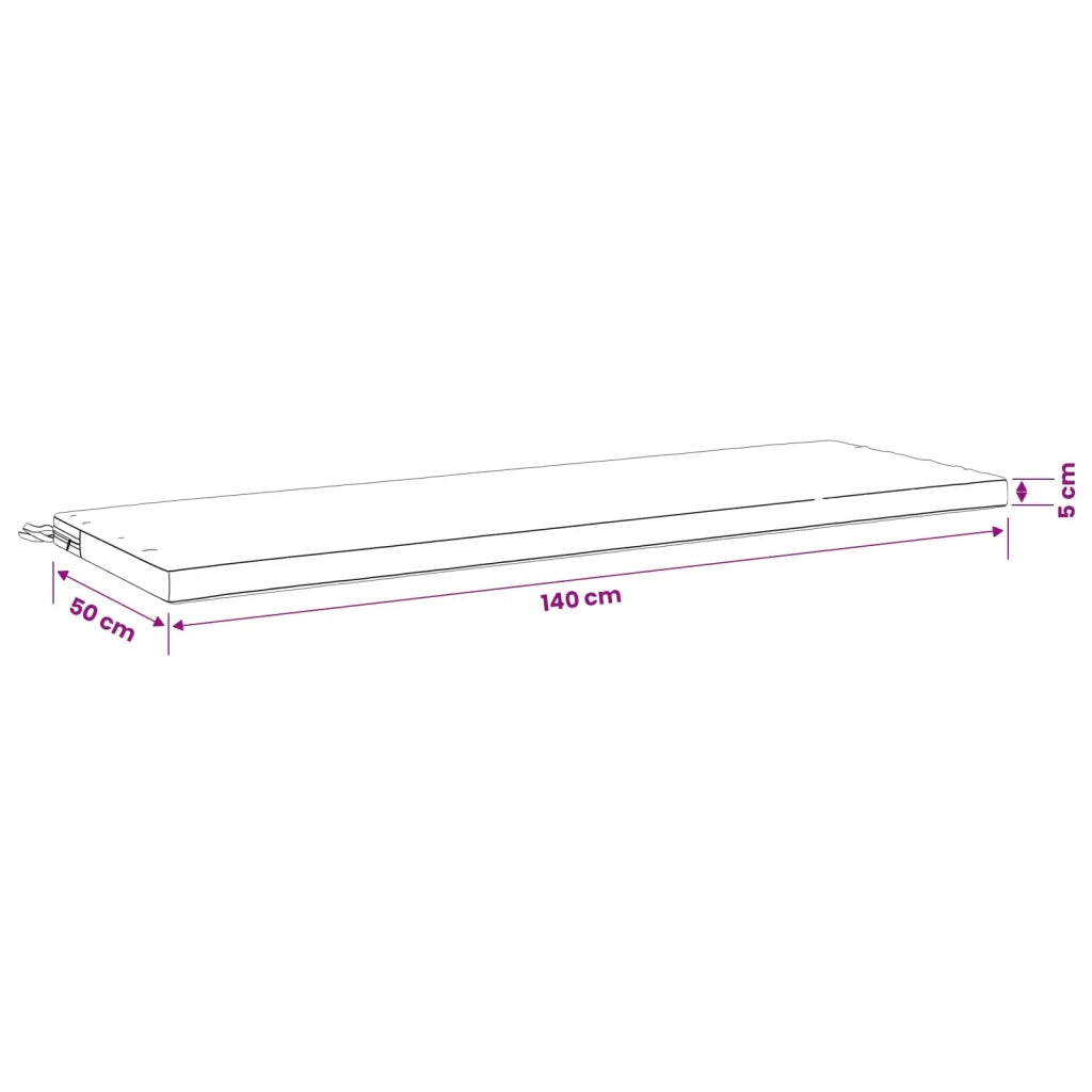 Cuscini per Panchina a 2 Pezzi SOEST 2 pz 100% Poliestere Blu 949381