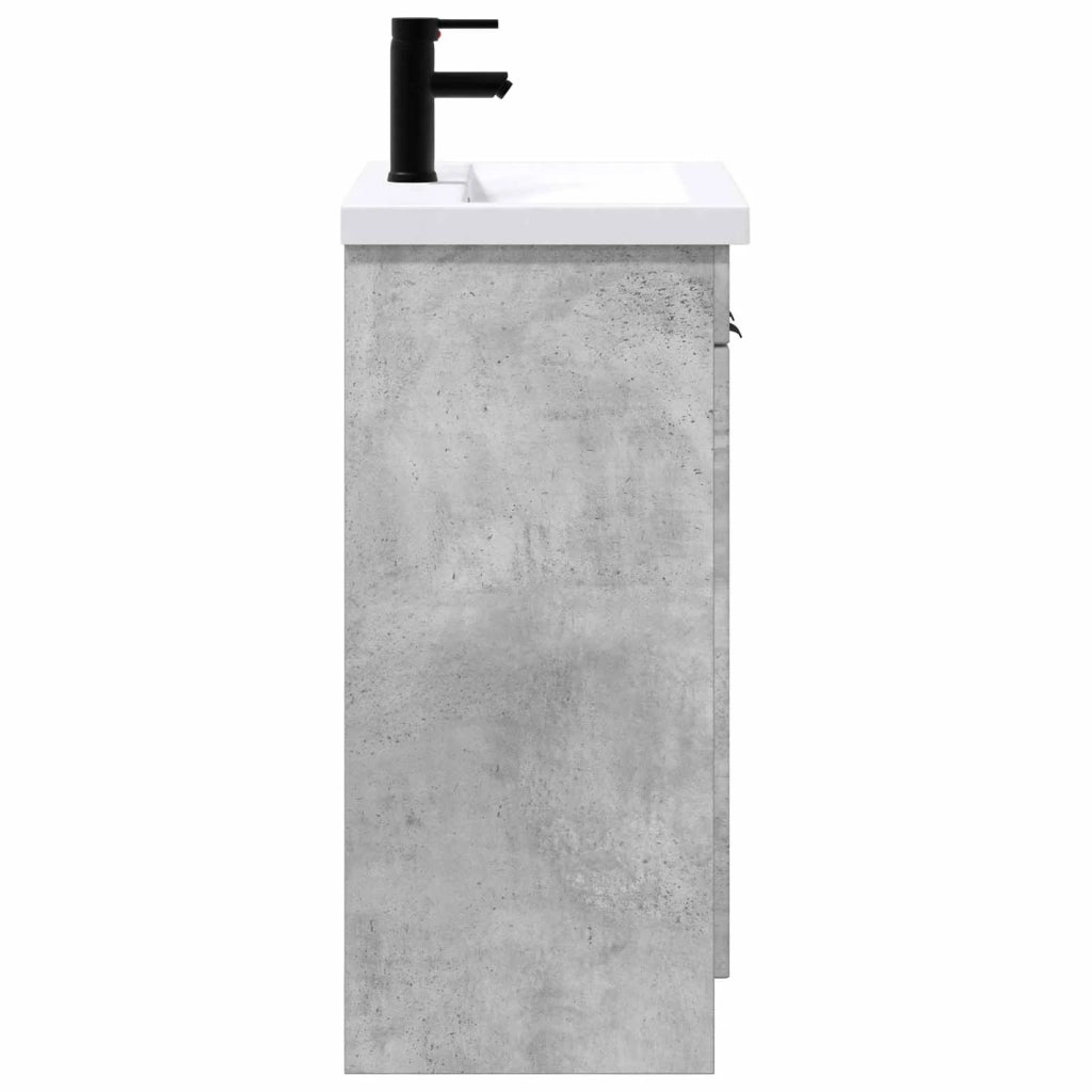 Set di mobili per il bagno Grigio Cemento 56 x 37,5 x 81 cm 3404147
