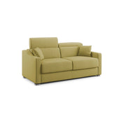 Amber Divano letto matrimoniale in tessuto smacchiabile T05 211 cm (mat. 160x197) giallo