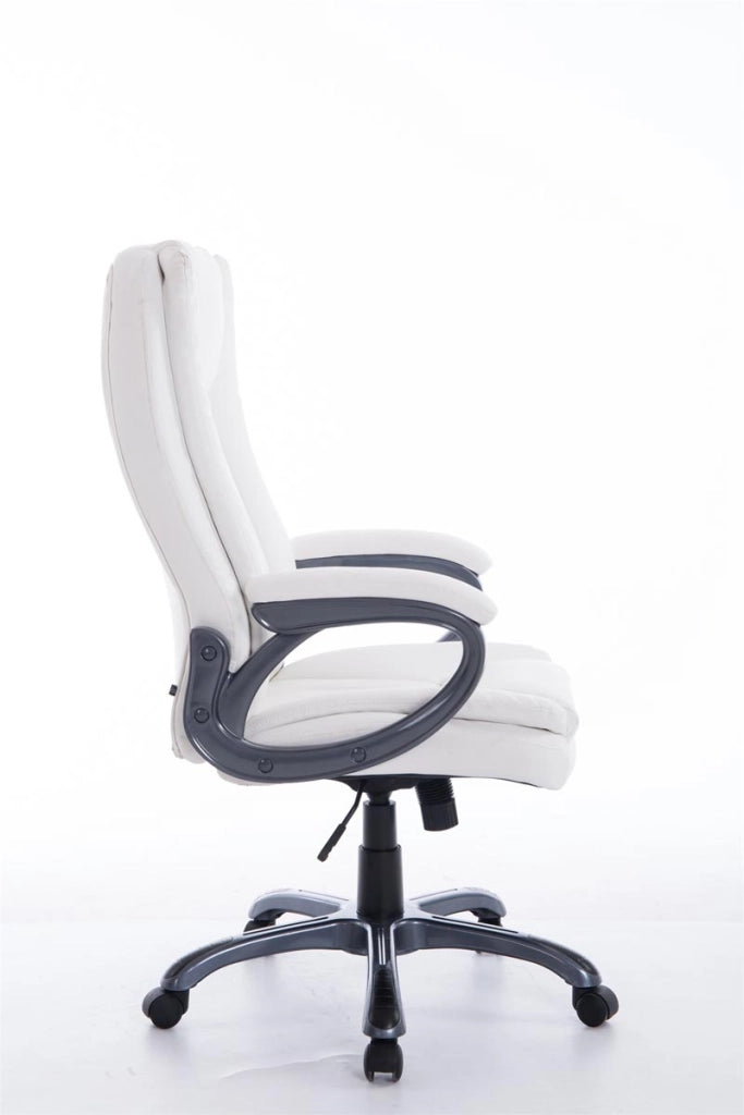 Sedia da ufficio XL Bern in similpelle bianco