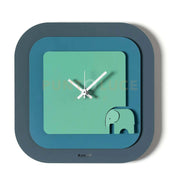 Orologio da parete moderno Tino Petrolio,blu oltremare,verde acqua
