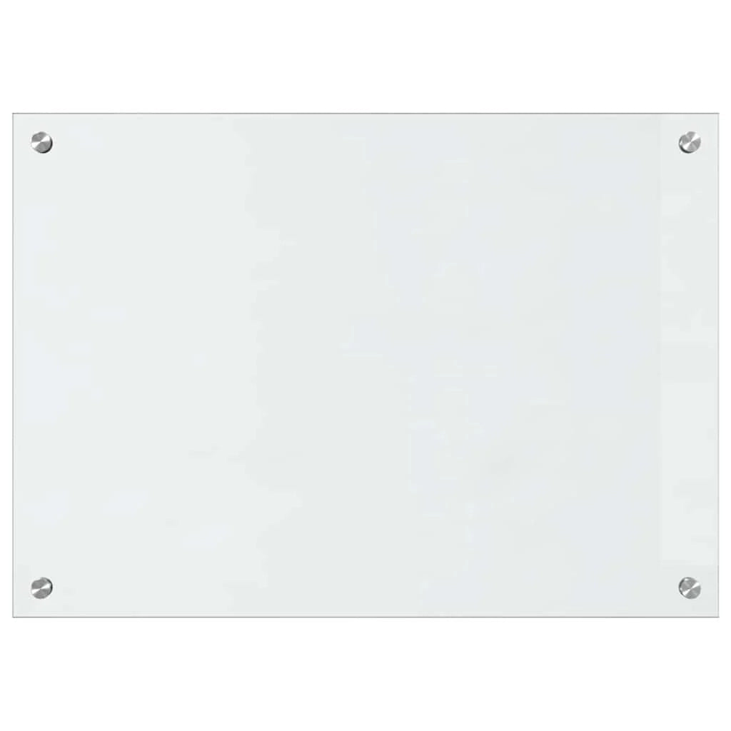 Set di 2 paraschizzi moderni per cucina 70 x 50 cm finitura elegante facili da pulire in vetro temperato trasparente 02_0056295