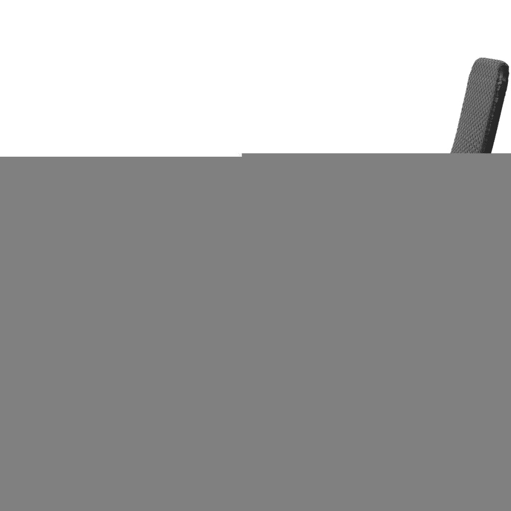 Lettino Prendisole Pieghevole in Polyrattan Nero 42946