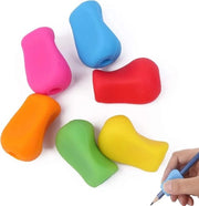 Set di 10 ausili per la scrittura Adatto per bambini Comprende una presa per penna Adatta per bambini, ausili per la scrittura Adatti per bambini e un pendolo ergonomico in silicone (adatto per mancini e mancini).
