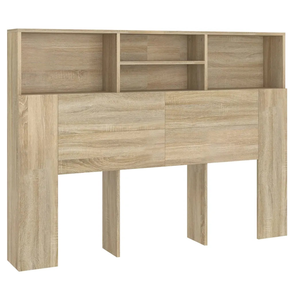 Mobiletto con Testiera | Testata in rovere Sonoma 140x19x103,5 cm