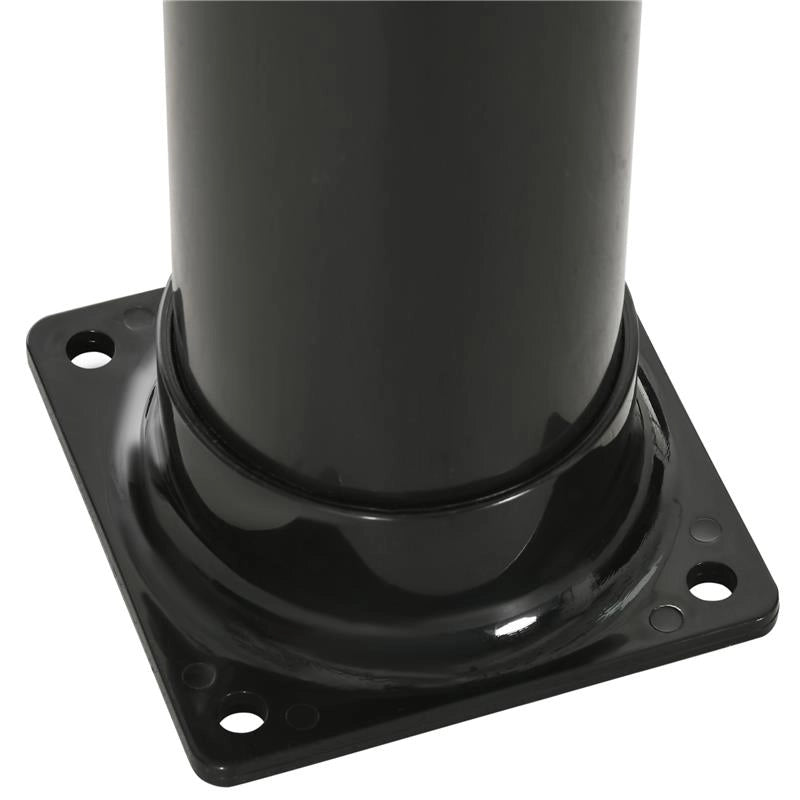 DOCCIA SOLARE DA 20L CON RUBINETTO INFERIORE E TEMPERATURA REGOLABILE IN LEGA DI ZINCO 15.5X15.5X222 CM NERO