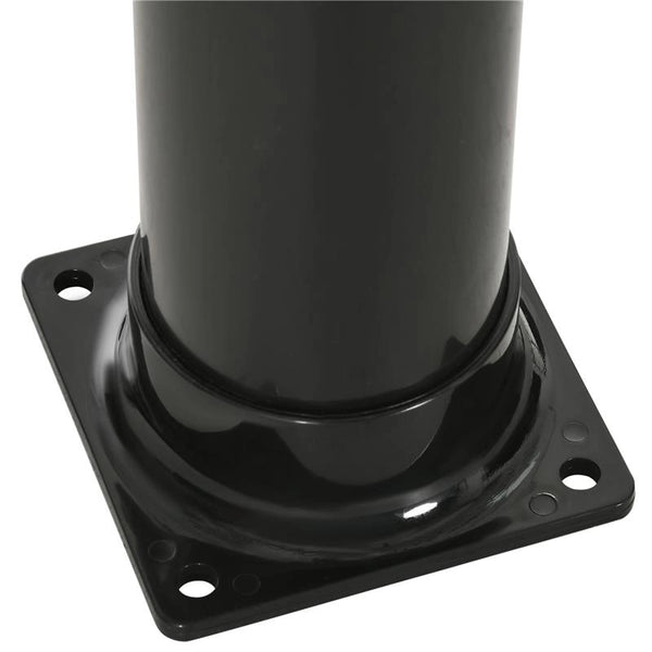 DOCCIA SOLARE DA 20L CON RUBINETTO INFERIORE E TEMPERATURA REGOLABILE IN LEGA DI ZINCO 15.5X15.5X222 CM NERO