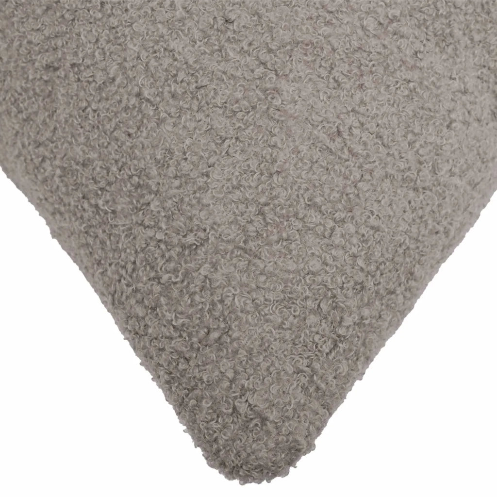 Federa 6 pcs HEERLEN Grigio Chiaro 30 x 50 cm Bouclé 907774