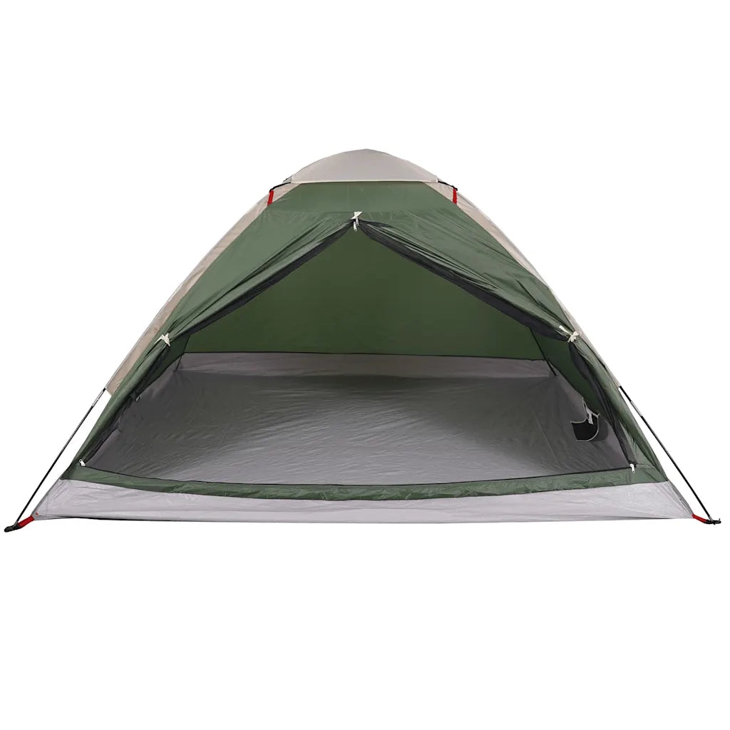 Tenda da Campeggio | Tenda Familiare a Cupola per 4 Persone Verde Impermeabile