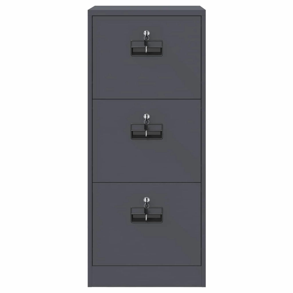 Armadio per File con cassetto Antracite 44 x 50 x 106.5 cm