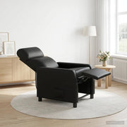 Divano Sedia-Poltrona Massaggiante Nero Similpelle 869882