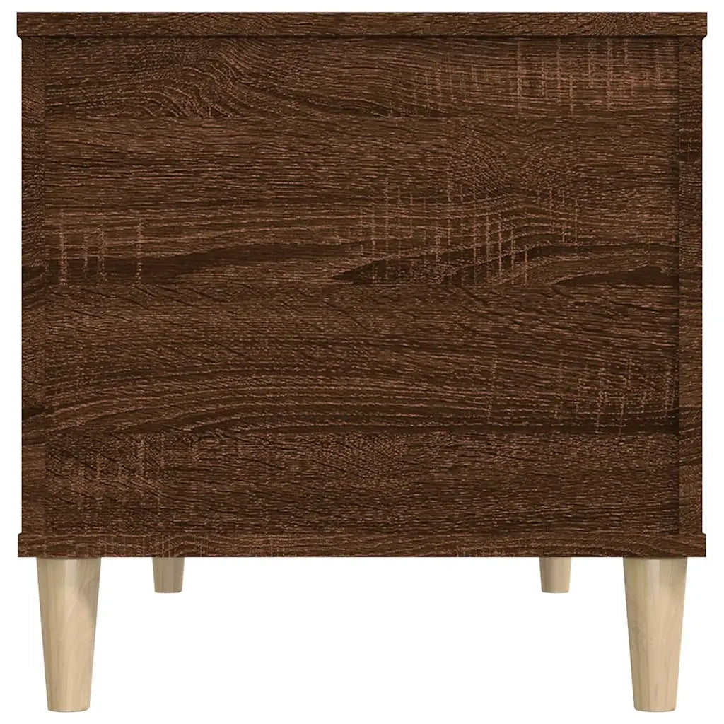 Tavolino Salotto Rovere Marrone 90x44,5x45 cm Legno Multistrato 819587