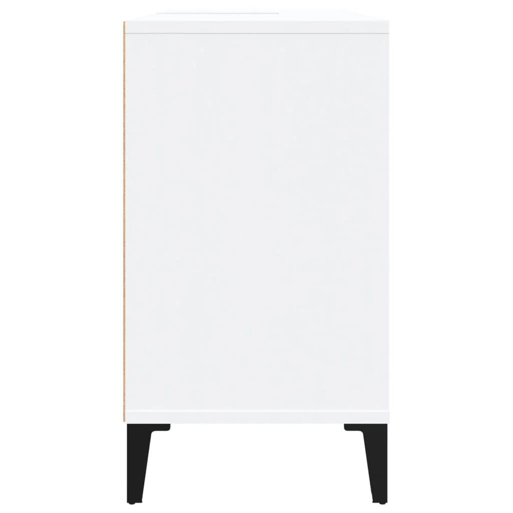 Mobile lavabo 80 x 33 x 60 cm in legno laccato bianco 02_0006808