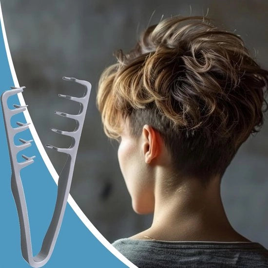 Kam per volume con testa di cam per capelli con denti larghi per volume e cura al cuoio capelluto con 2 pezzi