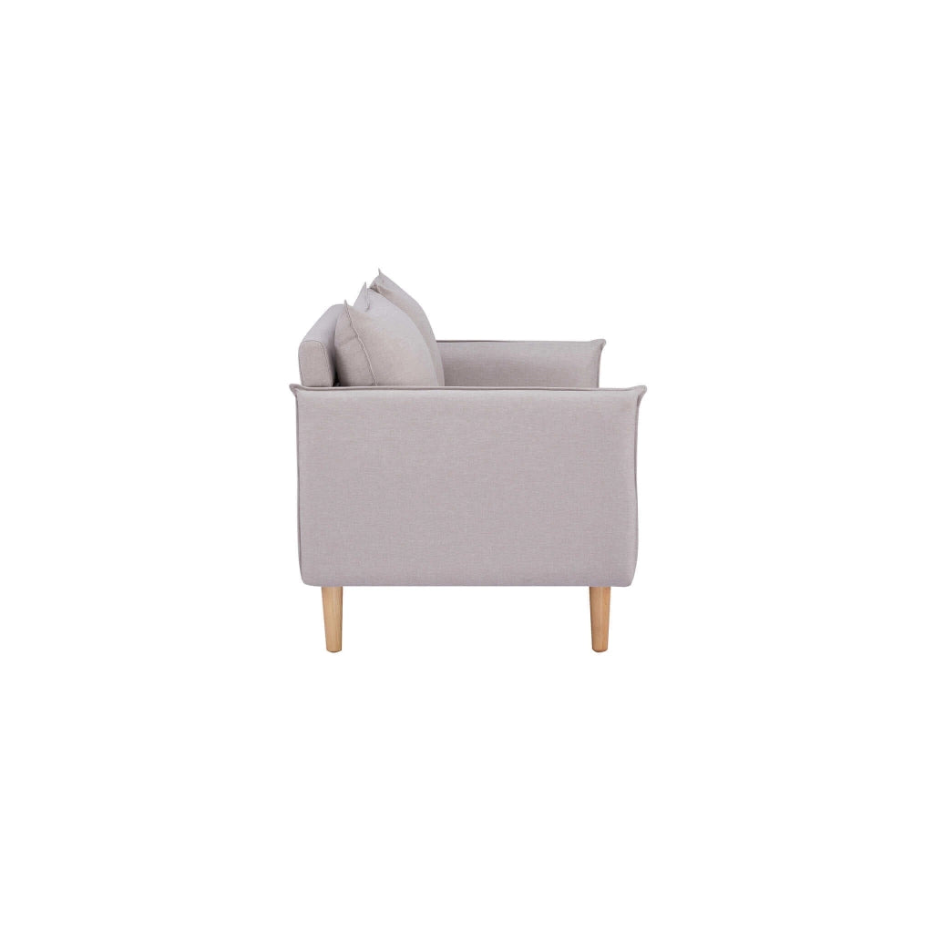 Divano 2 posti stile scandinavo in Tessuto cm 130x84x82 - LEO