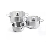 Batteria pentole kitchen aid 05088-001 acciaio spazzolato acciaio spaz