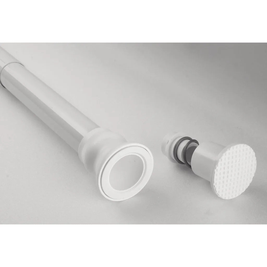 RIDDER Bastone Telescopico per Tenda Doccia 70-115 cm Bianco 55101 421544