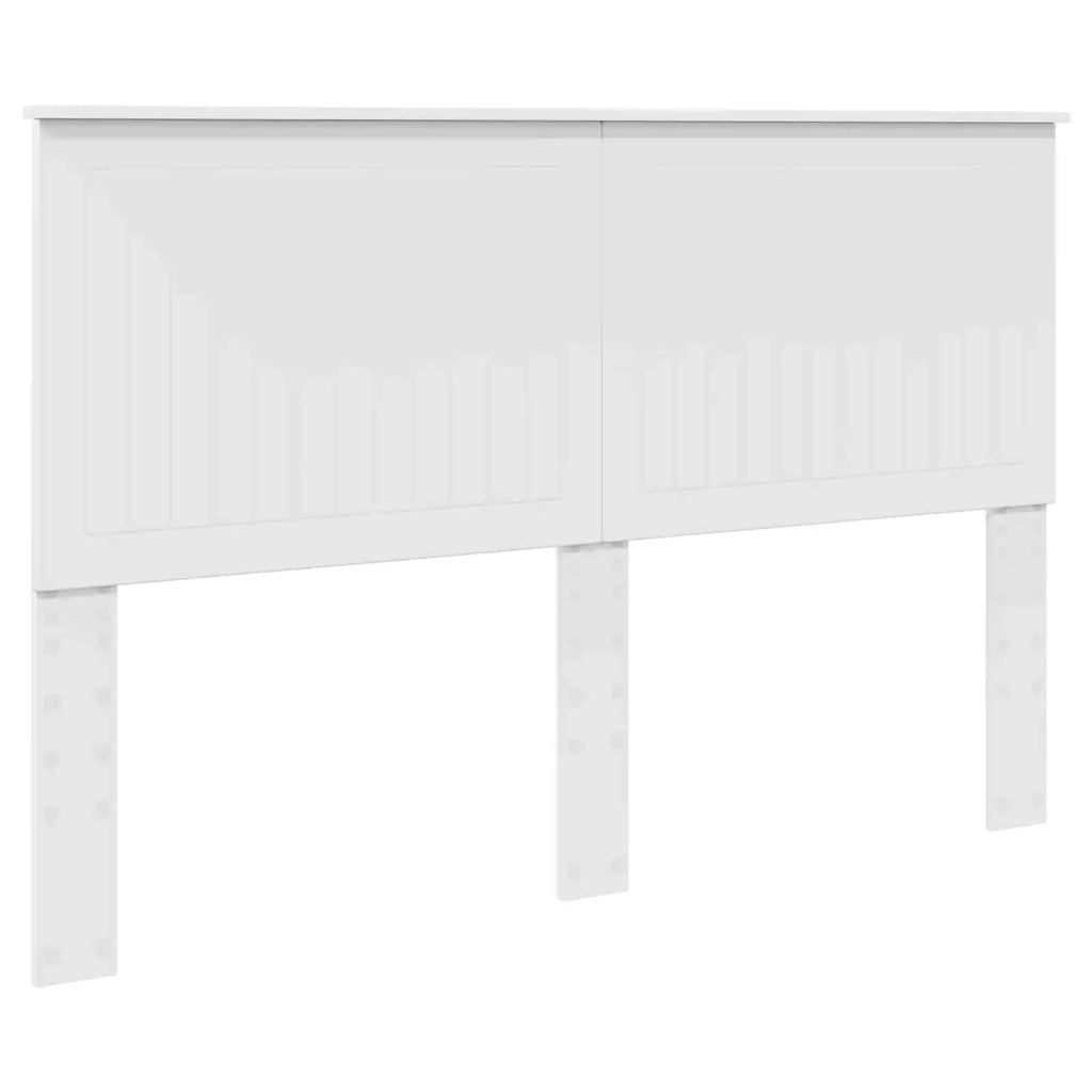 Testiera con testiera Bianco 150 cm Legno multistrato 887747