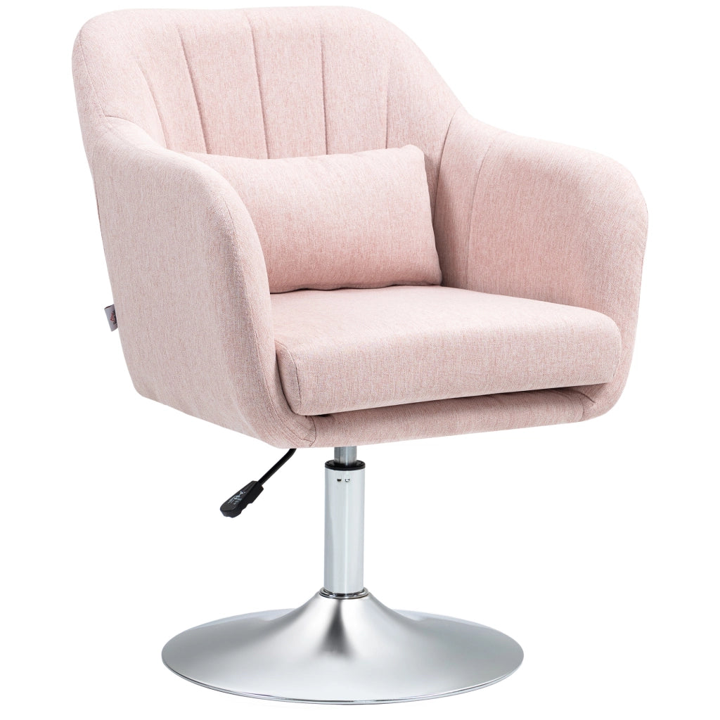 Poltrona da soggiorno reclinabile girevole 360¡ã ¨C zephmum ¨C rosa metallo