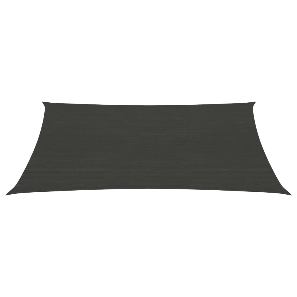 Vela ombreggiante/ombrellone 160 g/m² 2,5 x 3,5 m HDPE antracite 02_0008906