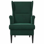 Poltrona | Sedia Relax Verde Scuro Velluto