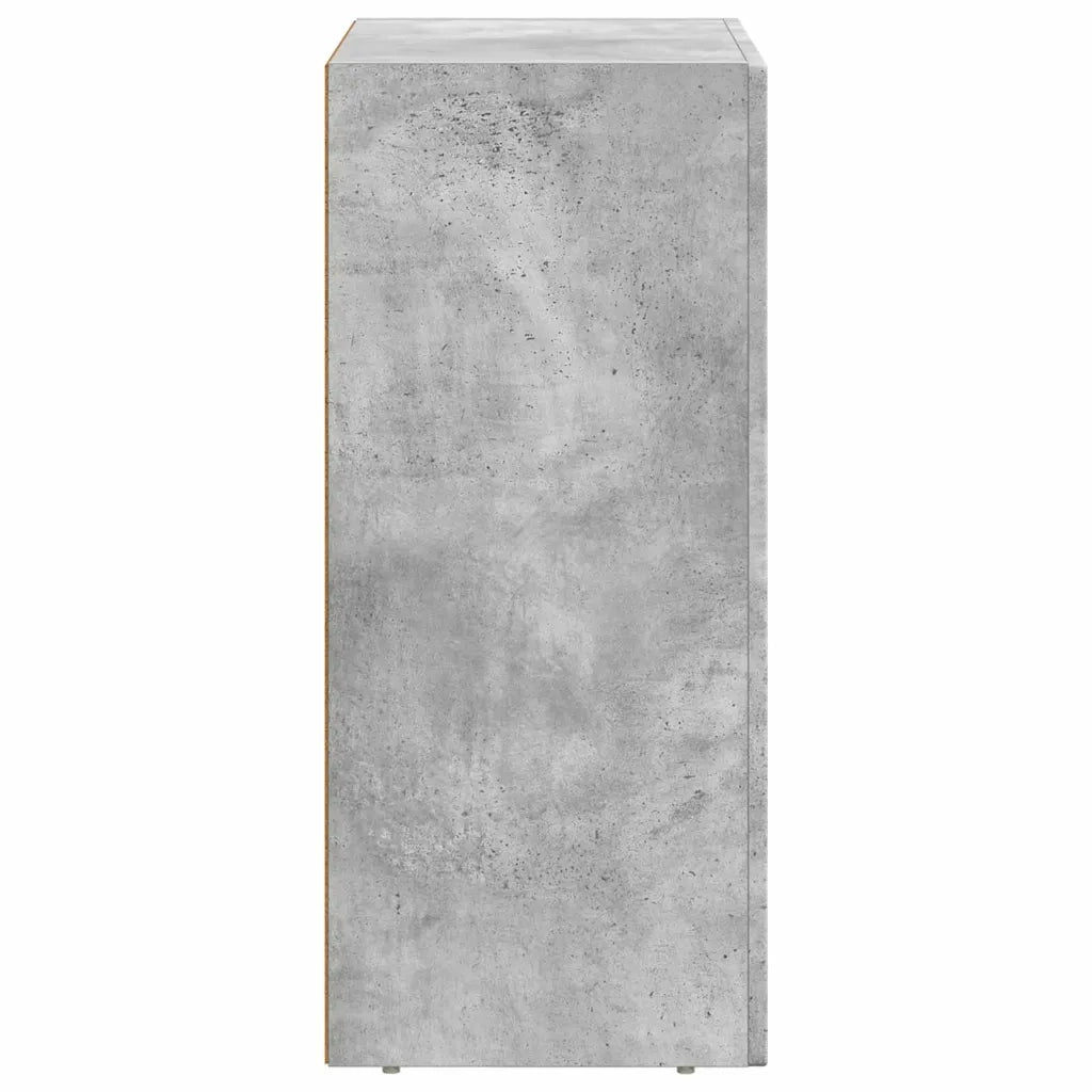 Credenza-Buffet-Armadio da cucina Grigio cemento 59 x 35 x 80.5 cm Legno multistrato