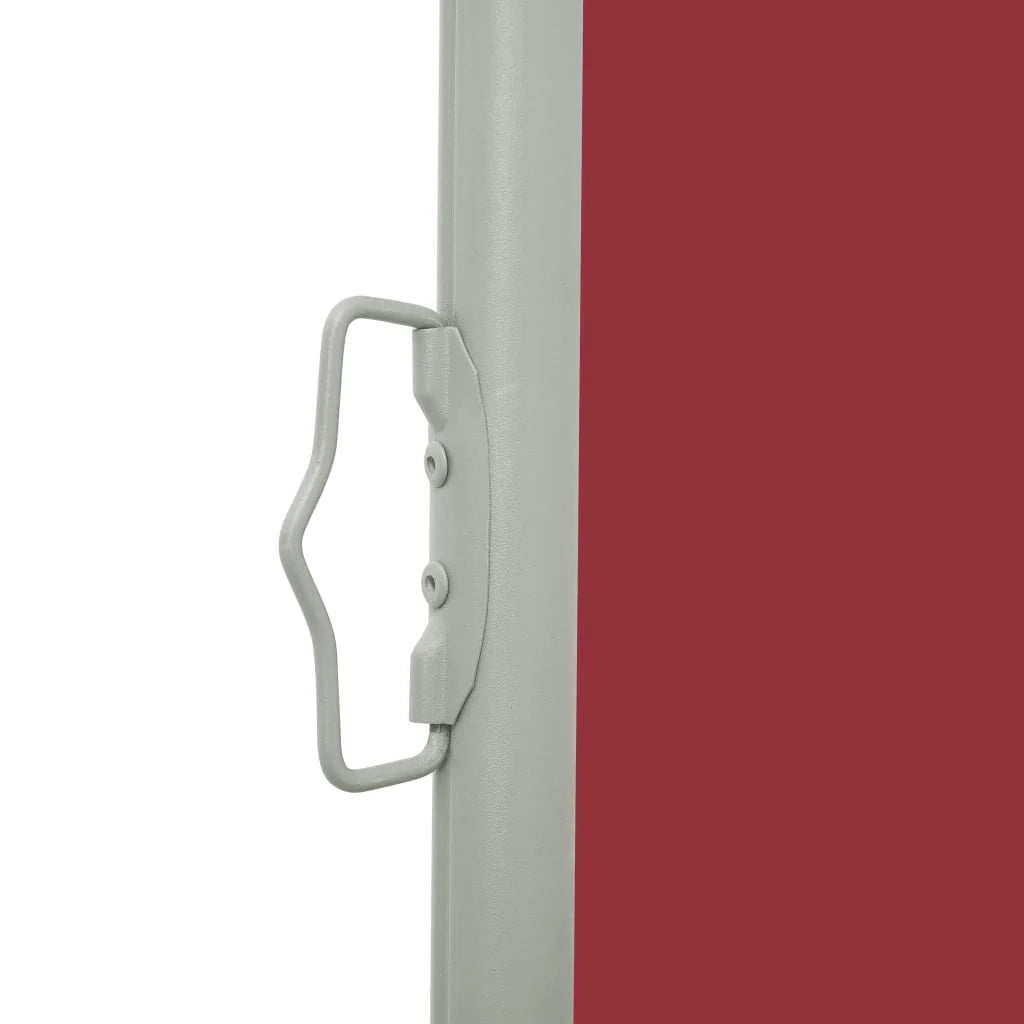 Tenda da sole laterale retrattile/schermo privacy per patio giardino terrazza balcone 170 x 300 cm rosso 02_0007320