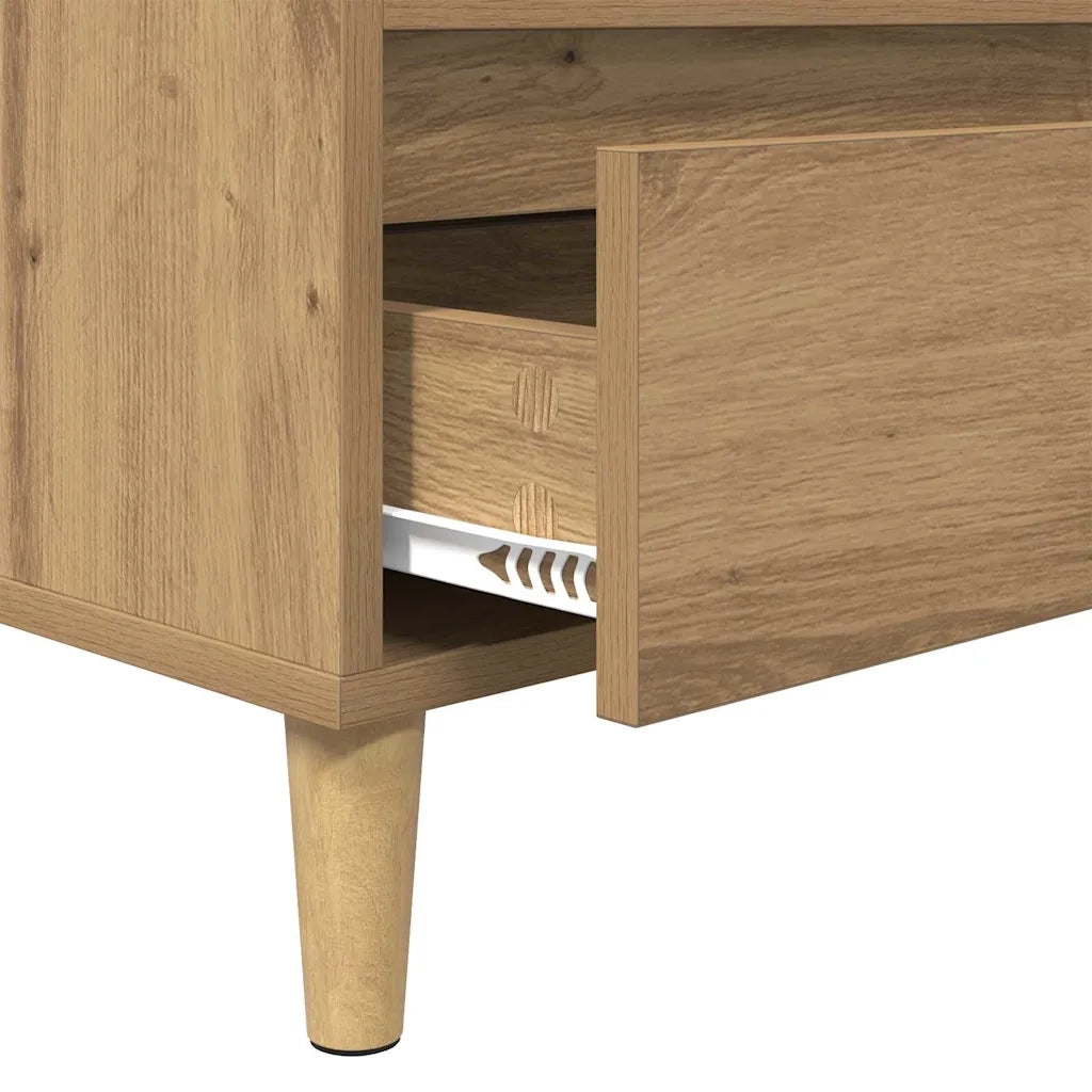 Mobile TV con cassetto Rovere artigianale 100 x 34,5 x 44,5 cm 881460