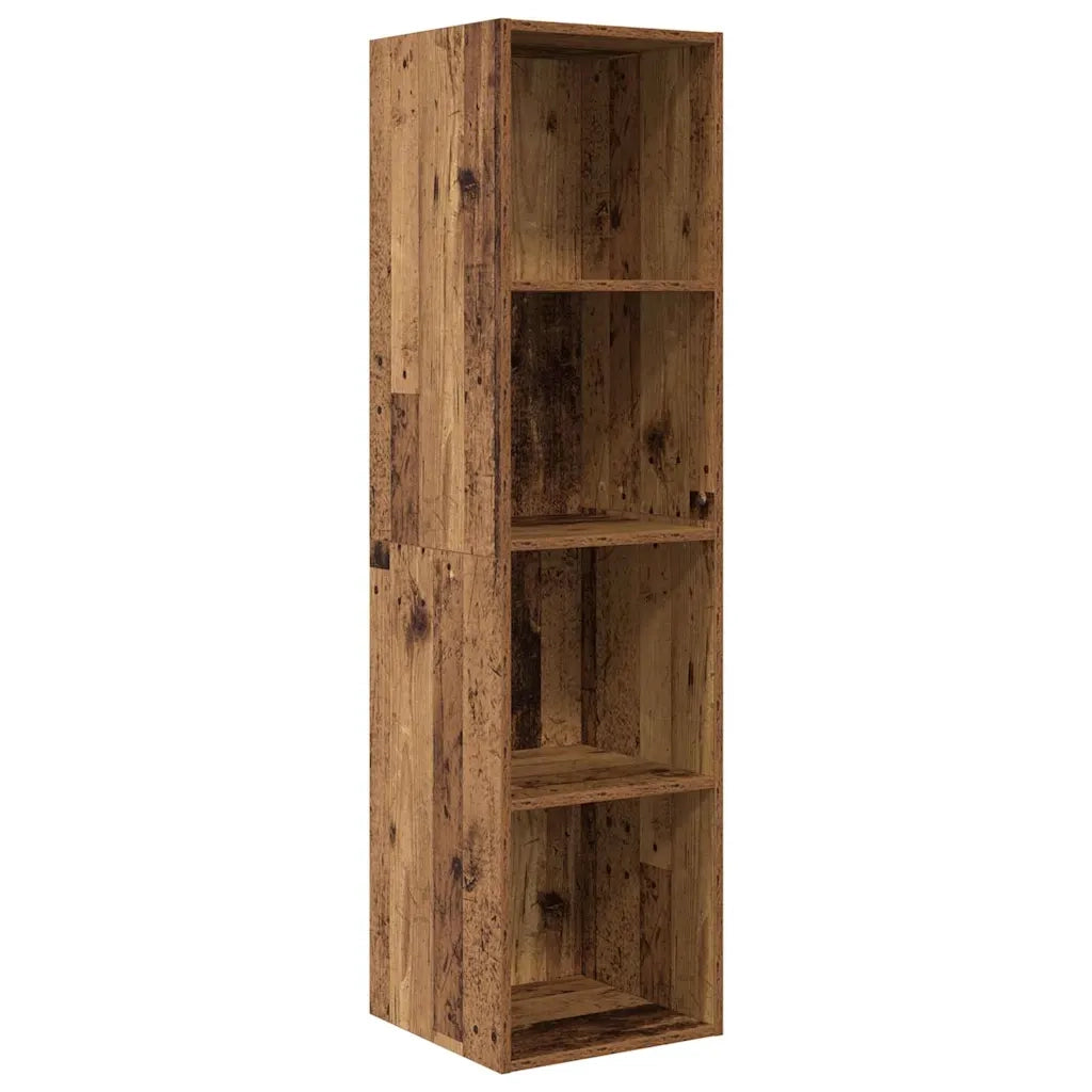vidaXL Mobile TV da Muro Legno vecchio 37 x 37 x 142.5 cm
