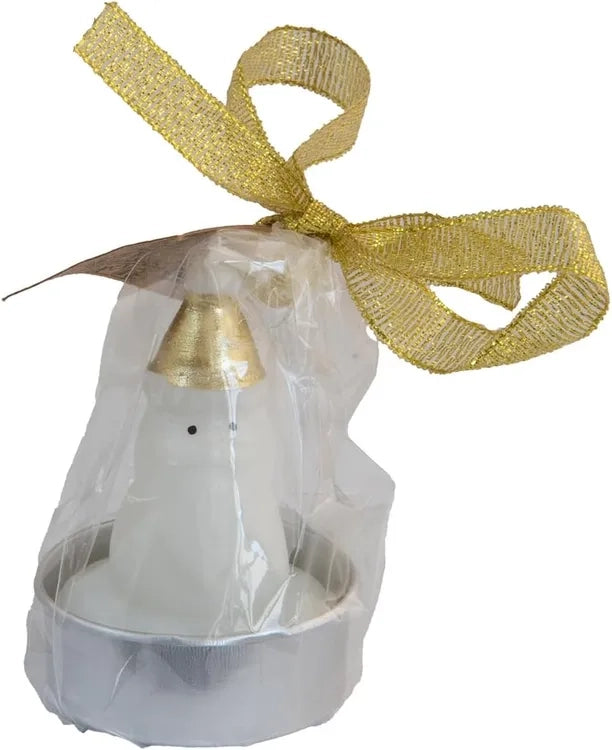 Set 6 Candele T-Light Pupazzo di Neve e Scoiattolo – Candeline Decorative Natalizie 20 g