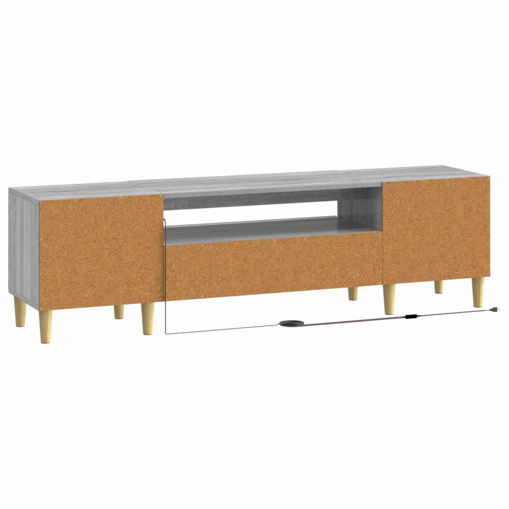Mobile TV LED Sonoma grigio Legno ingegnerizzato 896691