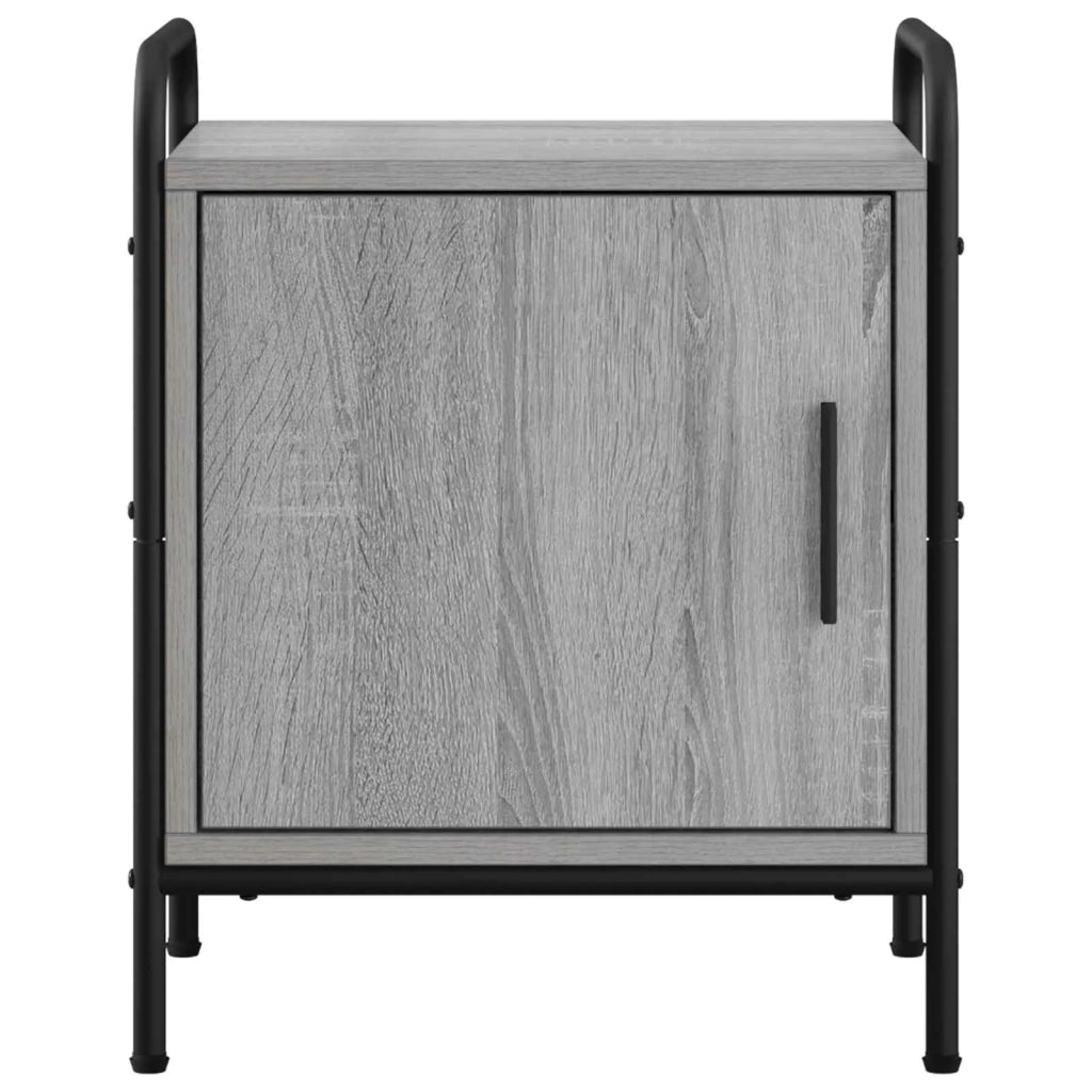 Armadio da Notte 2 pz Sonoma grigio 40 x 30 x 50 cm 8013525