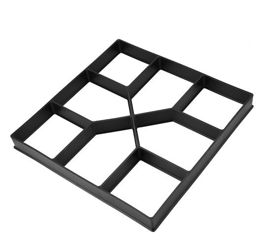 Forma per lastrine - Forma per lastrine reimpiegabile e sostenibile - Nero - Molti utilizzato per la realizzazione di lastre per la terrazza - Ideale per giardino e area di accesso - 40 x...