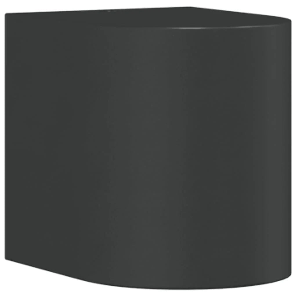 Applique da esterno dal design moderno per giardino 6,5 x 9 x 7,5 cm alluminio nero 02_0056623