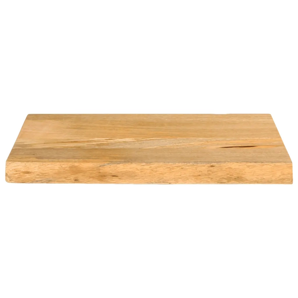 Piano Tavolo Bordi Vivi 60x30x2,5 cm in Legno Massello di Mango 370428