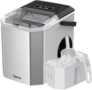 Macchina per Blocchi di Gelato Portatile - 9 Blocchi in 6 Minuti, Ideale per Casa, Cucina e Campeggio