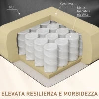 Poltrona Relax Massaggiante con 8 Punti, 5 Modalità e 2 Intensità, Reclinabile con Poggiapiedi e Girevole, 84x92x109cm, Nero
