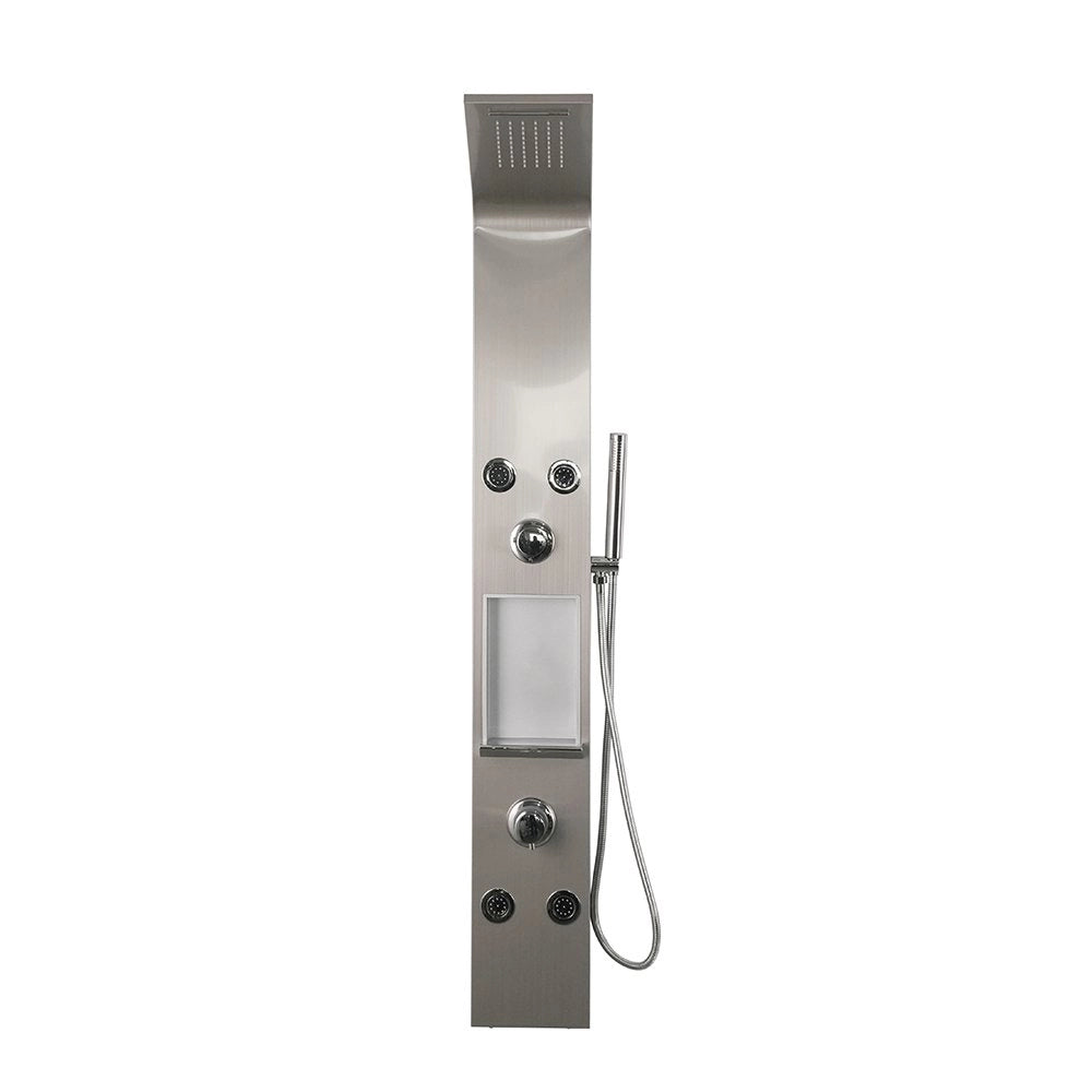 Colonna doccia pannello idromassaggio effetto cascata YH8126 SEUL - Satinato