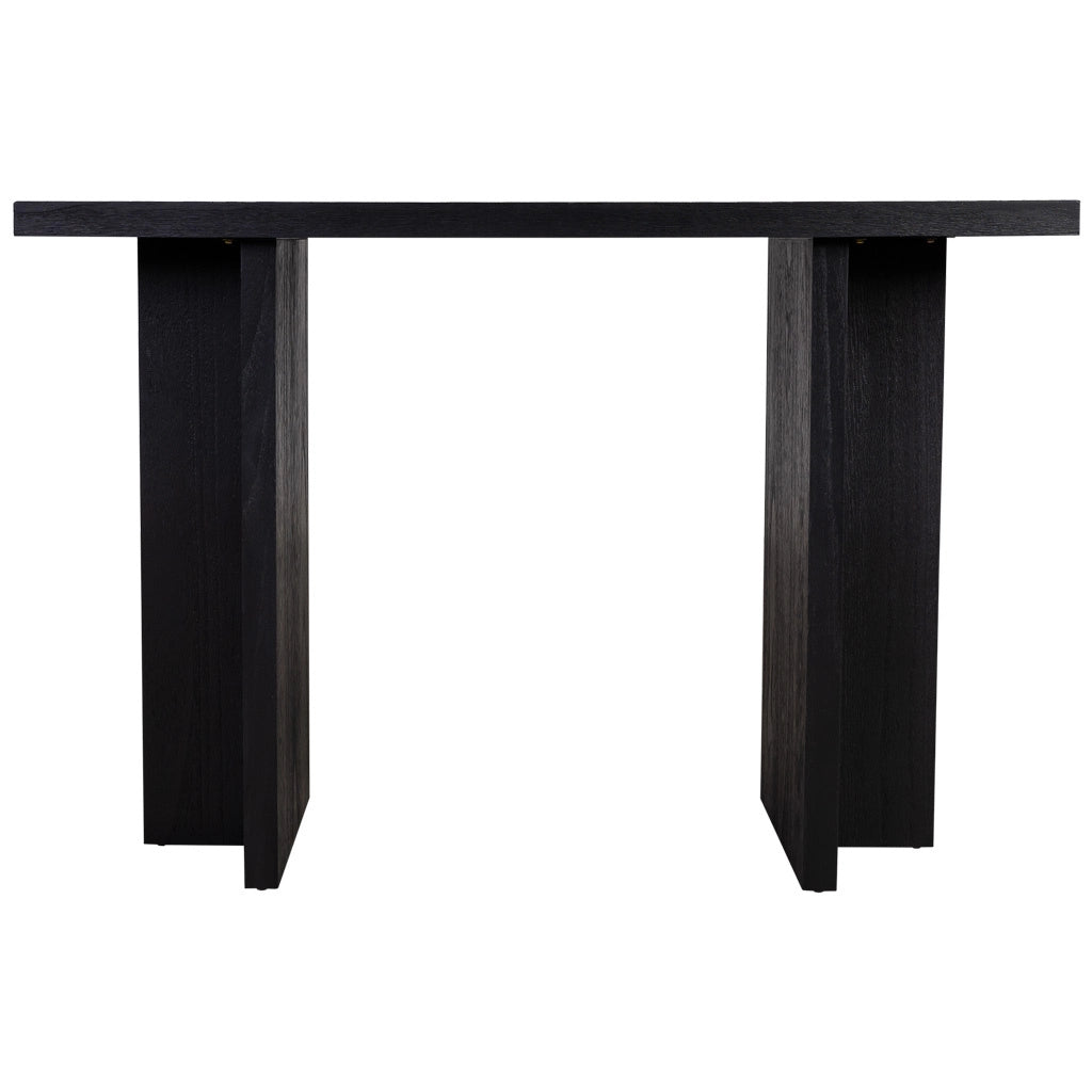 Mobile da ingresso in legno nero 120x40x81