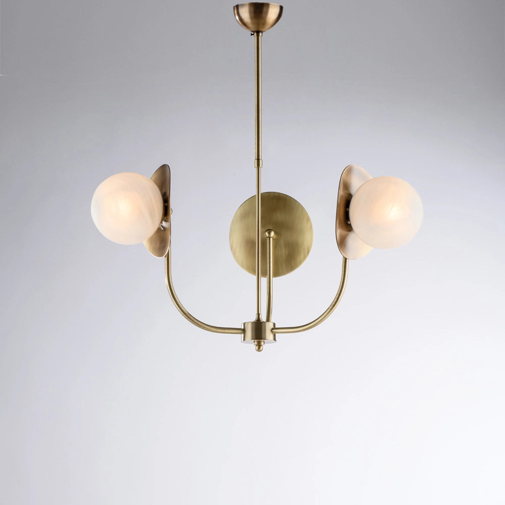 Sospensione 3 luci ferro bronzato H.55 x Ø52