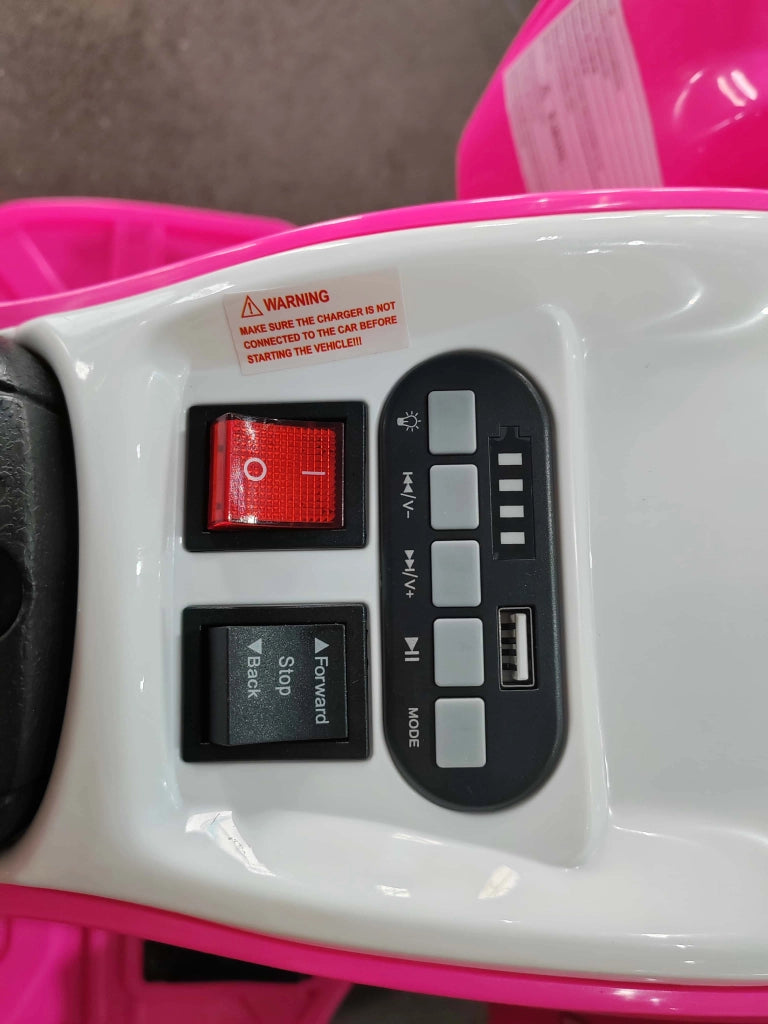 ATV Elettrico per Bambini con LED e Batteria Ricaricabile ¨C zephmum ¨C Verde