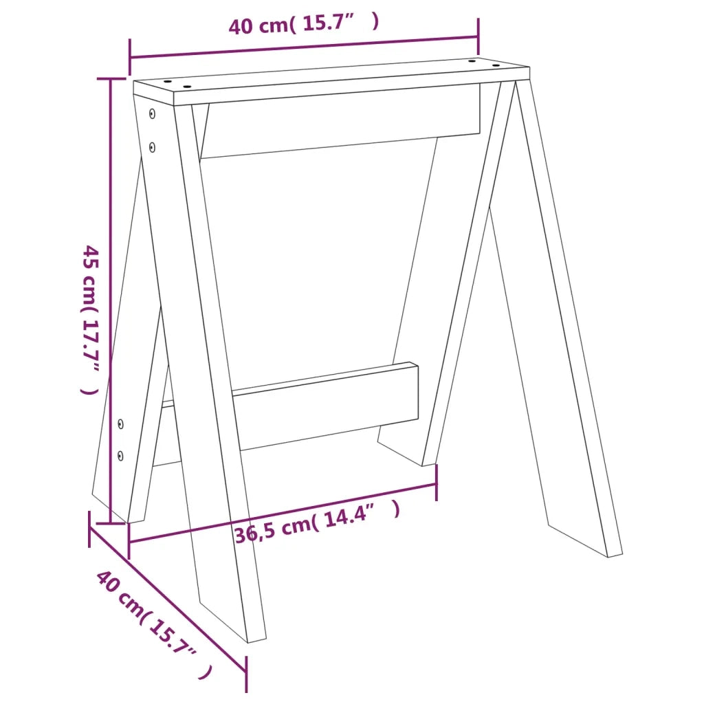 Sgabelli 2 pz Miele 40x40x45 cm in Legno Massello di Pino cod mxl 50191